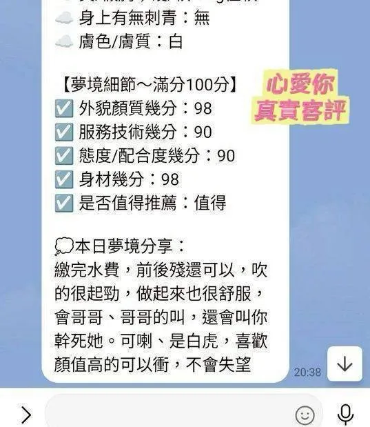 心愛你客評